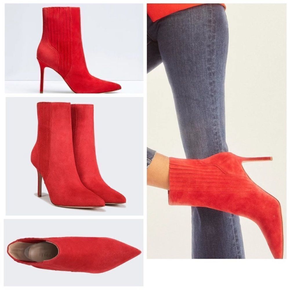 VERONICA BEARD WONDER WOMAN™ LISA STILETTO-HEEL BOOTIE Boots 498.00